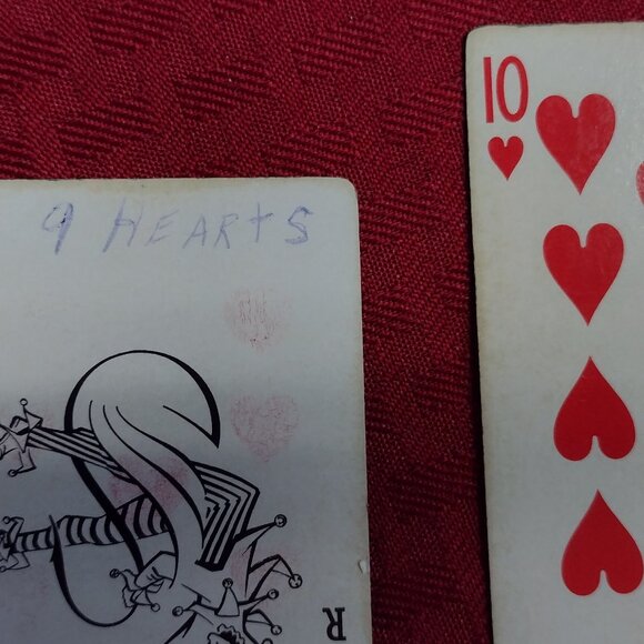 Vintage Stancraft Coat of Arms Playing Cards and Plastic Glitter Case - Picture 16 of 16